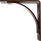 Ekena Millwork Morris Steel Bracket, Antiqued Copper 3"W x 8"D x 8"H BKTM03X08X08MOACO - alternate 5